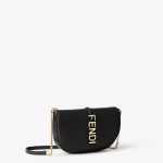 FENDI graphy Wallet on Chain Black leather wallet - Image 3